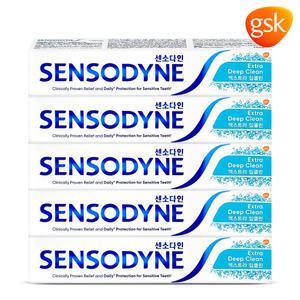센소다인 엑스트라 딥클린 치약 120g 5개