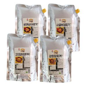 다담 양념장 2kg 모음 강된장 고깃집된장 사골 부대찌개 바지락 순두부 대용량 식당 찌개