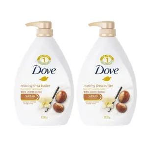도브 릴랙싱 시어버터 바디워시 1L 2개