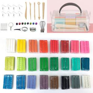 폴리머클레이 24색+공구+보관함 세트/피모 스컬피/오븐점토 영남상사