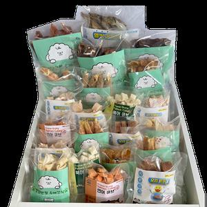 노령견 국내산 수제간식 닭가슴살 오리 연어 북어 큐브 열빙어 트릿 황태 소간 육포 파우더 대용량 영양