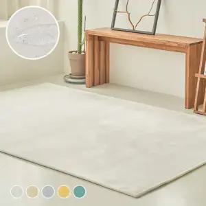 스칸디앤홈 먼지없는 터치미 생활방수 러그 집사템 카페트 크림 200x300