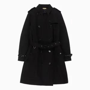 23FW 버버리 더블 브레스티드 블랙 여성 트렌치코트 8069666