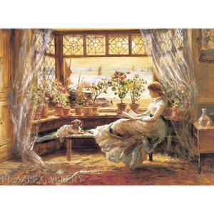 1000피스직소퍼즐 창가에서 독서하는 소녀 (액자선택) PK1-3163