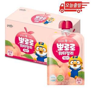 오늘출발 팔도 뽀로로 워터젤리 복숭아맛 120ml 10개