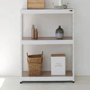 견고한 안전성 철제선반 3단 가로 40 높이 90 수납장 철제선반 수납선반 앵글선반 철재선반