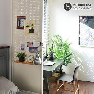 [레트로하우스]틴우드 철제 가벽 타공판 파티션 600