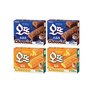 오리온 오뜨 쇼콜라 300g, 2개 + 치즈 288g, 2개