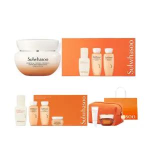 설화수 NEW 탄력크림EX 기획세트, 75ml, 1개  + 증정( 코듀로이 파우치 포함 7종 샘플+쇼핑백, 1개)