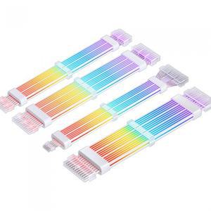 JONSBO DY-2 ARGB 튜닝 12VHPWR to 8핀x3 슬리빙 케이블 (0.3m)