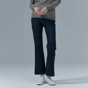 [하프클럽/체이스컬트]여성 본딩 D톤 히든밴딩 부츠컷 데님 팬츠-CGRG2374E04