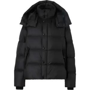 23FW 버버리 탈부착 슬리브 블랙 후드 다운 패딩 자켓 8059139 A1189