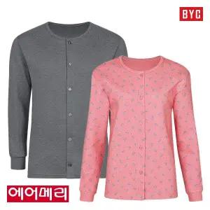 [BYC] 에어메리 삼중보온 앞단추 내복상의 / 착용이 편리한 앞타개 스타일 남상의 여상의
