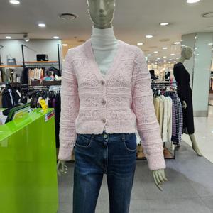 시슬리/애플아울렛/모헤어 부클 스카시 니트 가디건 SAKC33261