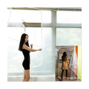 베란다 방풍비닐 커튼 창문 맞춤 지퍼식 일반 투명