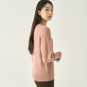 [지센] 피어로즈 스팽글 메탈릭 라운드 풀오버 LFKTNA19_PK