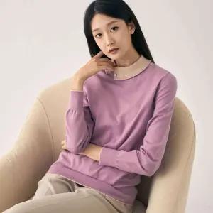 [지센] 변형 카라 니트 풀오버 LFKTNA14_VI