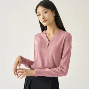 [지센] 메탈 단추 니트 풀오버 LFKTNA06_PK