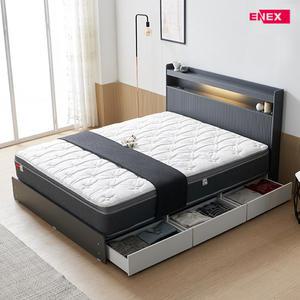 액티브 템바보드 LED 서랍형 침대 SS-쟈가드독립매트리스