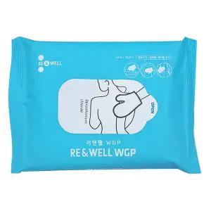 [리앤웰] 워시글러브 물없이 사용하는 환자용 클렌징 세척장갑 1팩(6매)