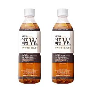 [본사직영] W차 식후비법 500PET 24입