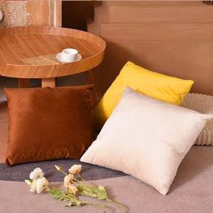 스웨이드 벨벳 소파쿠션  부드러운 벨벳 극세사 인테리어 쿠션