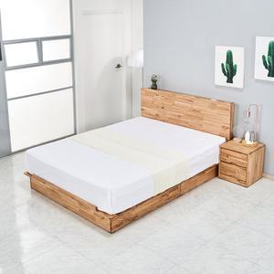 세른 슈퍼싱글 1100 평상형 LED 침대 참죽 원목 프레임