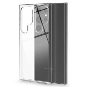 2개 갤럭시 S24 플러스 울트라 슬라임 투명 젤리 휴대폰 케이스 모란카노