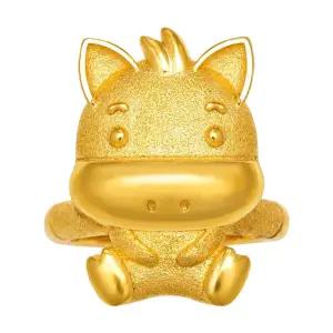 갤러리아 아기 순금 말 돌반지 24K 1.875g 돌잔치 100일 선물