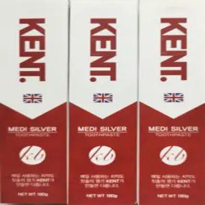 켄트  메디실버 치약  대용량 180g 3개