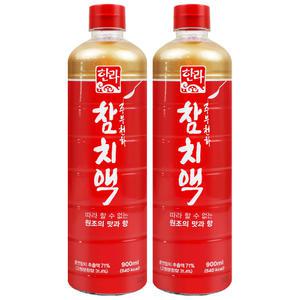한라 참치액 900ml x 2개
