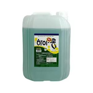 친환경주방세제 하이롱 17kg 하이롱말통 푸른들 대용량주방세제 설겆이 과일 야채 세척 퐁퐁