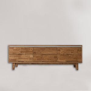 아디 고무나무 원목 거실장 서랍형 1500  착불배송