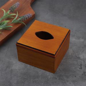 KD 냅킨 케이스 테이블 디스펜서 원목 냅킨통 휴지함 VV 엔틱