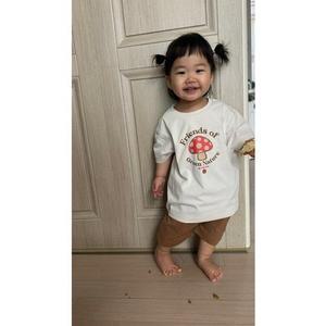 [블랙야크키즈](대구신세계)토들러전용 사이즈로 출시된 반팔티 반바지 세트 구성상품 [BKT코코세트]