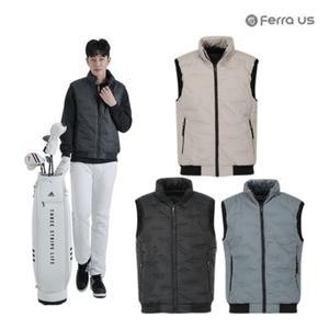 보스케 남자 겨울 골프웨어 골프 누빔 경량 패딩 조끼 T191003