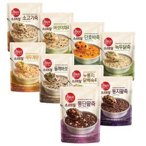 비비고죽 햇반 소프트밀 소고기죽 420g 16종