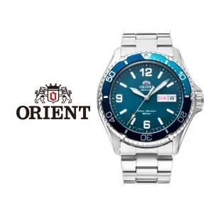 오리엔트 ORIENT 국내재고 마코 3 블루 남자 오토매틱 메탈 손목시계 RA-AA0818L39B
