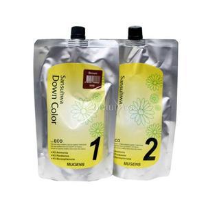 웰코스 뮤겐스 산수화 다운칼라 염색 1제2제 브라운