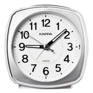 카파 저소음 탁상시계 삐삐알람 알람시계 탁상용 책상 미니시계 T886 실버