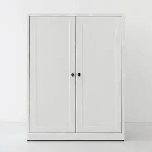 MKB 빈티지캐비넷 세로중 2문 수납장 일반형 화이트 8148.5713