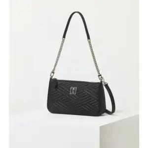 [갤러리아] DCBA4E362BK 닥스 블랙 칼라일 가죽 스몰 숄더백