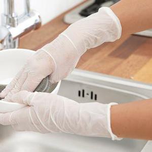 클린마스터 손목긴 니트릴장갑 100매 30cm 목긴 긴목 두꺼운 식품용 일회용