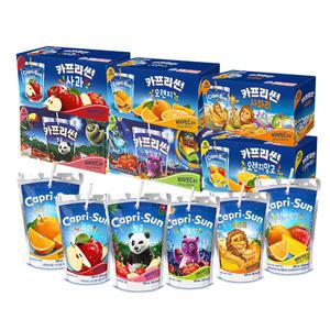 농심 카프리썬 (60팩) 사과+오렌지+사파리+오렌지망고+펀알람+맛랜덤1종 200mlx각10팩 #안전박스포장