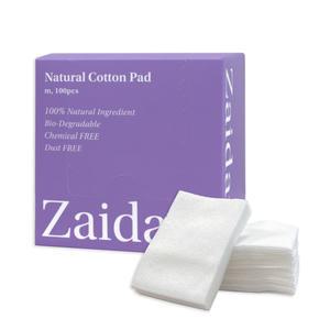 [자이담] 순면 100% 일회용해면 M 100매 1개 4겹 화장솜