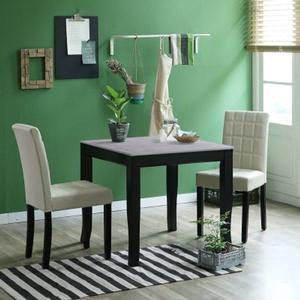 모리프 데이 스퀘어 포세린 무광 통 세라믹 2인용 식탁세트