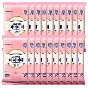 크리넥스 마이비데 밸런스케어 휴대용 10매 x20개 화장실용 비데물티슈