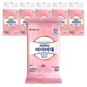 크리넥스 마이비데 밸런스케어 휴대용 물티슈 10매 x20팩