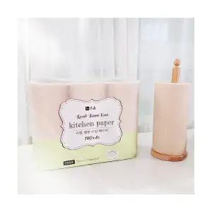 휴홈 무표백 3겹 대나무 키친타올 140매 6롤