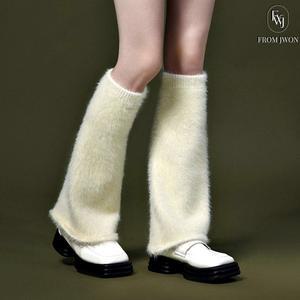 앙고라 무릎 토시 패션 레그 워머 다리 종아리 오버핏 니삭스 니트